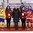 ZLIN, CZECH REPUBLIC - JANUARY 10: Russia's Oxana Bratisheva #17 and Sweden's Selma Aho #3 are named Player of the Game during preliminary round action at the 2017 IIHF Ice Hockey U18 Women's World Championship. (Photo by Andrea Cardin/HHOF-IIHF Images)
